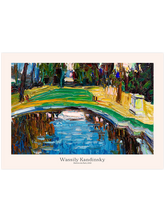 Kandinsky Pond in the Park - Art Print